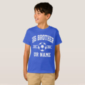 Persoonlijke Big Brother Soccer T-shirt (Voorkant volledig)