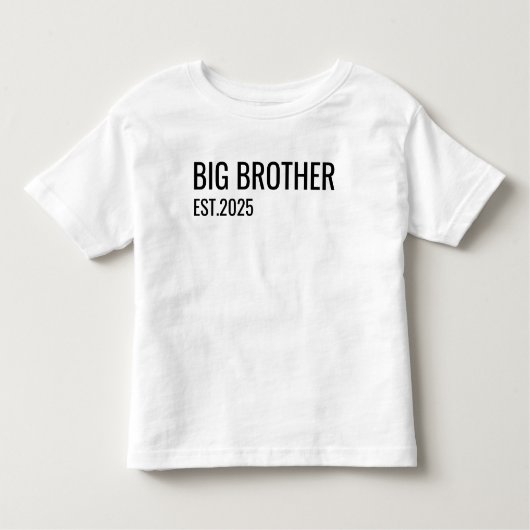 Persoonlijke Big Brother T-shirt, Aankondiging Bro Kinder Shirts (Voorkant)