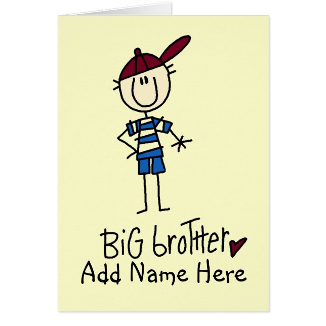 Persoonlijke Big Brother Tshirts en cadeaus (Voorkant)