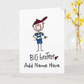 Persoonlijke Big Brother Tshirts en cadeaus Kaart (Gele Bloem)