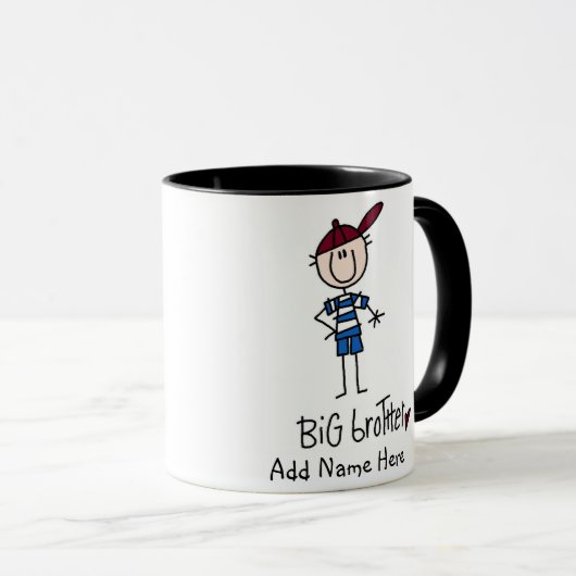 Persoonlijke Big Brother Tshirts en cadeaus Mok (Voorkant rechts)