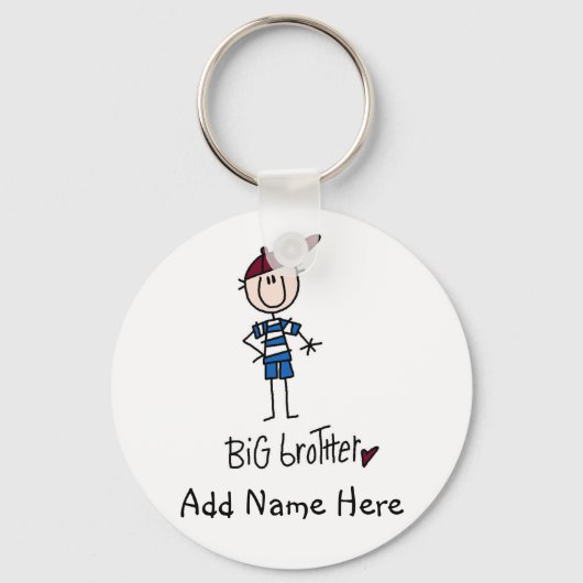 Persoonlijke Big Brother Tshirts en cadeaus Sleutelhanger (Voorkant)