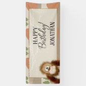 Persoonlijke Big Foot Threadday Party Spandoek (Verticaal)