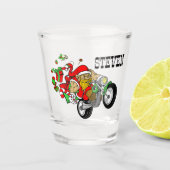 Persoonlijke biikerkerstman shot glas (Voorkant)
