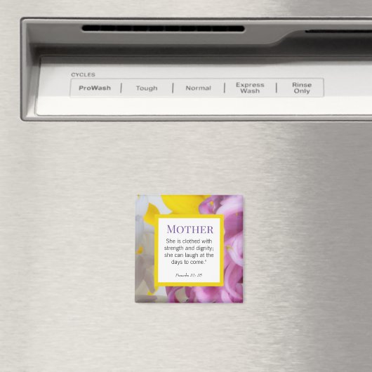 Persoonlijke Bijbelscripts voor moederdag Magneet (Insitu (Vaatwasser))