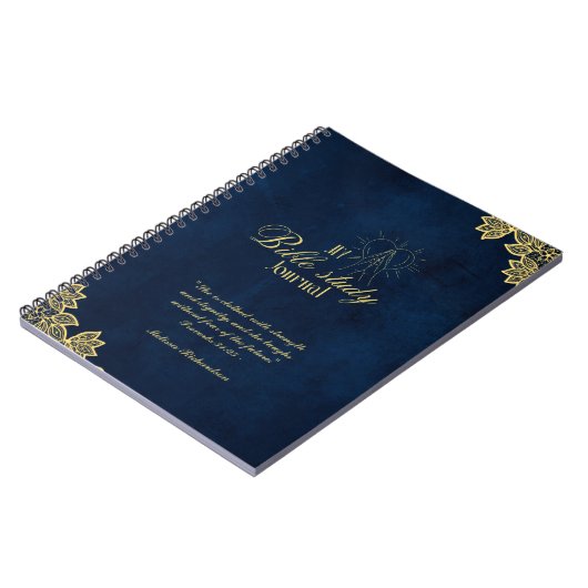 Persoonlijke Bijbelstudie Naam en geloofsbijbeltek Notitieboek (Linkerzijde)