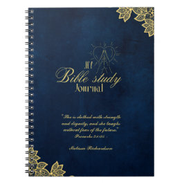 Persoonlijke Bijbelstudie Naam en geloofsbijbeltek Notitieboek
