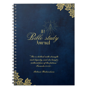 Persoonlijke Bijbelstudie Naam en geloofsbijbeltek Notitieboek