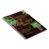 Persoonlijke Bijbelstudie Naam en geloofsbijbeltek Notitieboek (Rechterzijde)