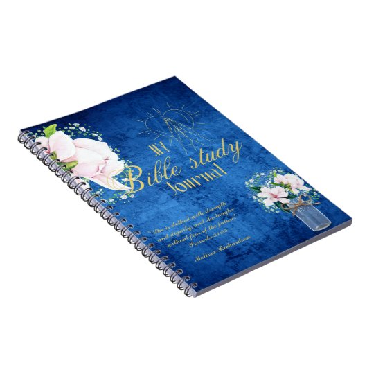 Persoonlijke Bijbelstudie Naam en geloofsbijbeltek Notitieboek (Rechterzijde)