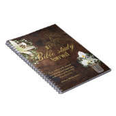 Persoonlijke Bijbelstudie Voeg naam en geloofsbijb Notitieboek (Rechterzijde)