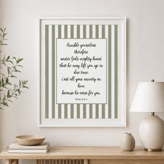 Persoonlijke Bijbelverzen met het Woord van God in Poster