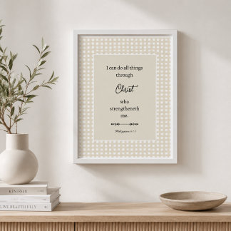 Persoonlijke Bijbelverzen voor Moeilijke Tijden  Poster