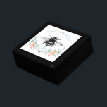 Persoonlijke  bijen Floral Keepomwille Cadeaudoosje<br><div class="desc">Een artistieke,  mooie honingbijen en een waterverf florale keepaardbox gepersonaliseerd met jouw naam. Artistieke en aardige stijl.</div>