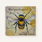 Persoonlijke  bijen nr. 1 en Honeycomb Art Notitieboek (Voorkant)