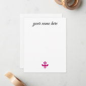 Persoonlijke bijentekaarten notitiekaartje (Voorkant / Achterkant in situ)