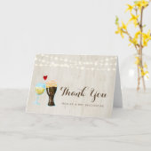 Persoonlijke bijtende bier en weddenschap met wijn kaart (Gele Bloem)