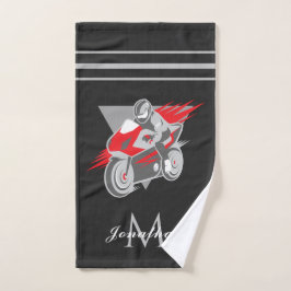 Persoonlijke Bike Racing Motorbike Extreme Speed Handdoek