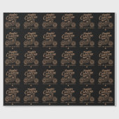 Persoonlijke Biker Aangepaste Bobber Motor Garage Cadeaupapier (Vlak)