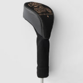 Persoonlijke Biker Aangepaste Bobber Motorfiets Ga Golfheadcover (Schuin)