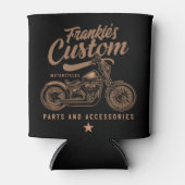 Persoonlijke Biker Custom Bobber Motorfiets Garage Blikjeskoeler (Voorkant)