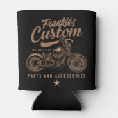 Persoonlijke Biker Custom Bobber Motorfiets Garage Blikjeskoeler (Achterkant)
