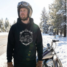 Persoonlijke Biker Kerst Winter Hoodie