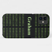 Persoonlijke binaire code Case-Mate iPhone case (Achterkant (horizontaal))