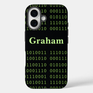 Persoonlijke binaire code iPhone 16 hoesje