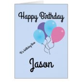 Persoonlijke Birthday Kaart (Voorkant)