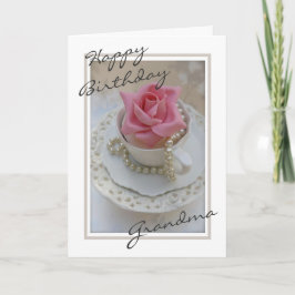 Persoonlijke Birthday-kaart - Shabby Chic Kaart
