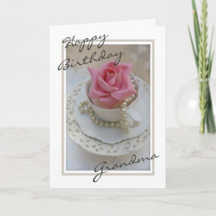 Persoonlijke Birthday-kaart - Shabby Chic Kaart