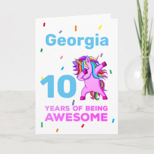 Persoonlijke Birthday Kaart voor meisjes