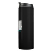 Persoonlijke Black & Blue Getuige Thermosbeker (Geroteerd rechts)