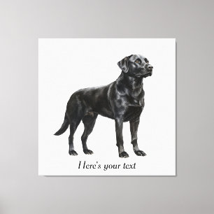 Persoonlijke Black Labrador Retriever Decoratie