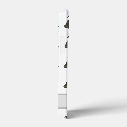 Persoonlijke Black Pitbull Staffy Dog Case-Mate iPhone Case (Achterkant / Rechts)