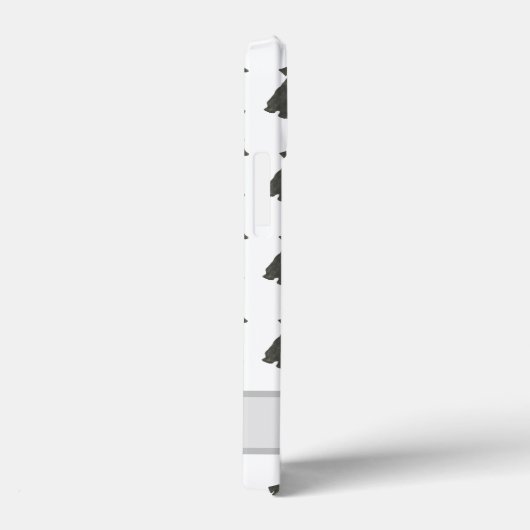 Persoonlijke Black Schnauzer Dog Case-Mate iPhone Case (Achterkant / Rechts)