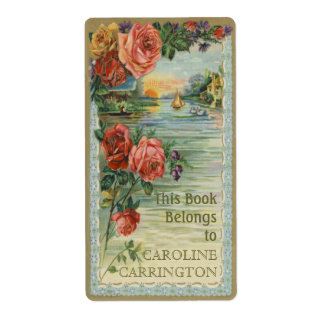 Persoonlijke bladlabels etiket