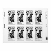 Persoonlijke bladlabels etiket (Full Sheet)