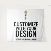 Persoonlijke Blank Op Maat Gemaakte 104x88" Bedrij Wandkleed (Voorkant (horizontaal))