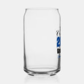 Persoonlijke Blauwe Afstuderen Klas van 2026 Blikvorm Glas (Rechts)