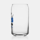 Persoonlijke Blauwe Afstuderen Klas van 2026 Blikvorm Glas (Links)