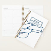 Persoonlijke blauwe balk - Beekhuis / Nautisch Planner (Display)