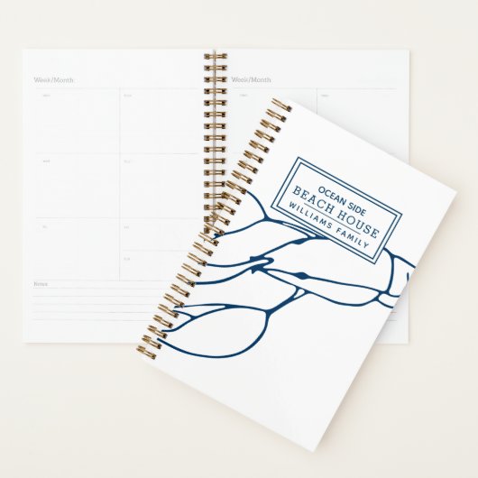 Persoonlijke blauwe balk - Beekhuis / Nautisch Planner (Display)