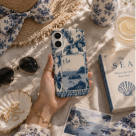 Persoonlijke Blauwe Citroen iPhone 16 Hoesje