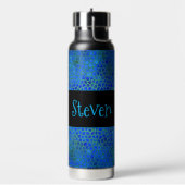 Persoonlijke blauwe dinosaur verbergen waterfles (Links)