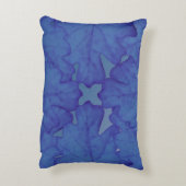 Persoonlijke Blauwe Eikenblad Accent Kussen (Achterkant (Verticaal))