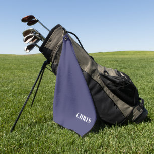 Persoonlijke Blauwe Golfhanddoek