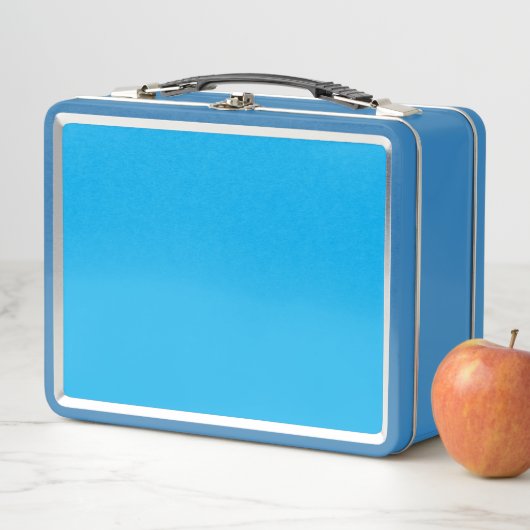 Persoonlijke Blauwe Gradiënt Metalen Lunchbox (In situ)