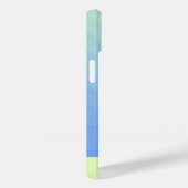 Persoonlijke Blauwe Groene Gele Ombre Gradiënt Case-Mate iPhone Case (Achterkant / Rechts)